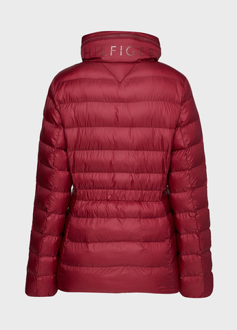 Бордовая демисезонная куртка Tommy Hilfiger