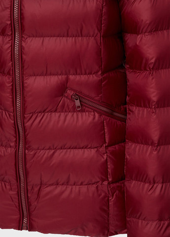 Бордовая демисезонная куртка Tommy Hilfiger