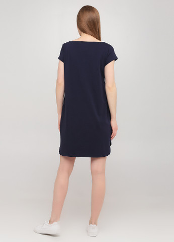 Темно-синее кэжуал платье платье-футболка Eileen Fisher однотонное
