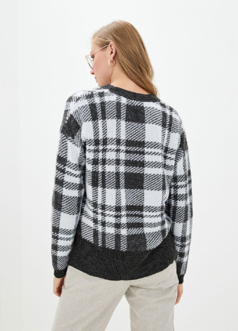 Чорно-білий демісезонний пуловер Sewel