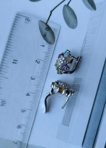Серьги Silver Flame (353782461)