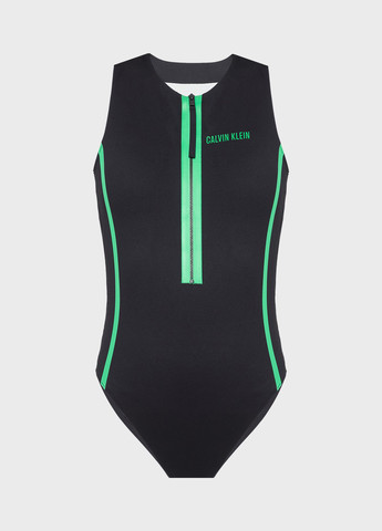 Чорний літній купальник суцільний Calvin Klein