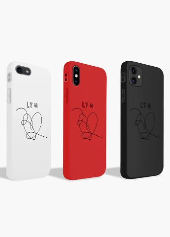 Чехол силиконовый Apple Iphone X БТС (BTS) (6129-1080) MobiPrint (219336136)