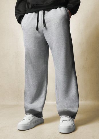 Серые спортивные, кэжуал демисезонные брюки SHEIN