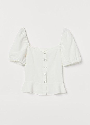 Біла літня блуза H&M