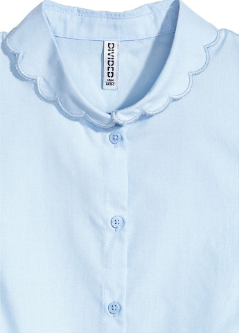 Світло-блакитна літня блуза H&M