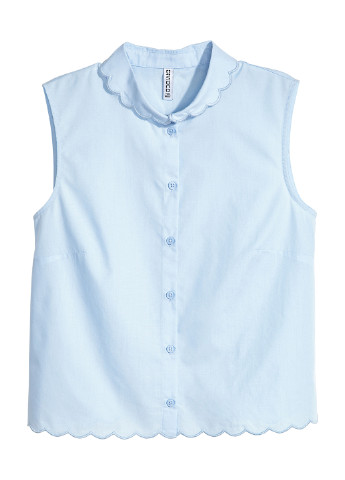 Светло-голубая летняя блуза H&M