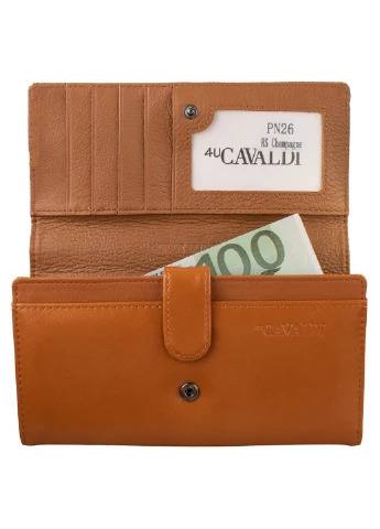 Жіночий шкіряний гаманець 19х10,5х3 см 4U Cavaldi (195538906)
