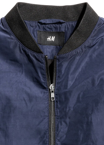 Синий демисезонный Бомбер H&M