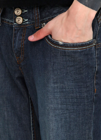 Темно-синие демисезонные прямые джинсы Time Out