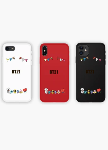 Чехол силиконовый Apple Iphone 11 БТС (BTS) (9230-1168) MobiPrint (219347529)