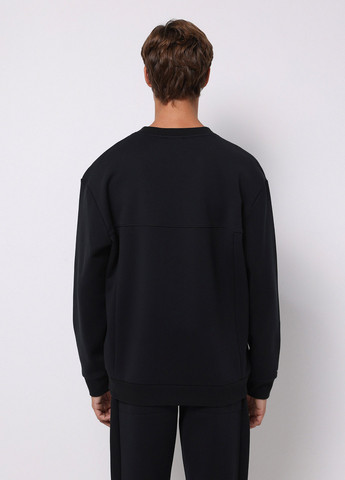 Чорний світшот Colin's напис без декору (368128277)