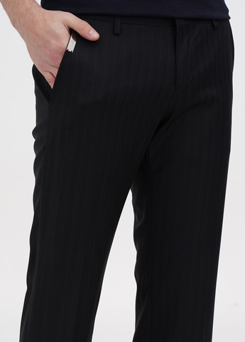 Черные кэжуал демисезонные прямые, классические брюки Richmond
