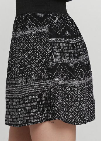 Разноцветная кэжуал с рисунком юбка Jennyfer клешированная
