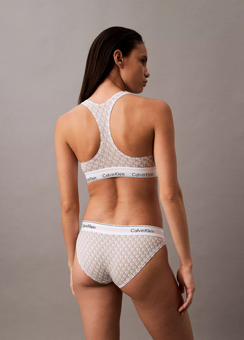 Світло-бежевий топ бюстгальтер Calvin Klein без кісточок бавовна