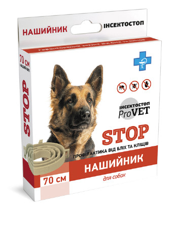 Ошейник анти блошиный ИНСЕКТОСТОП для собак, длина 70см Природа 70 см (184658627)