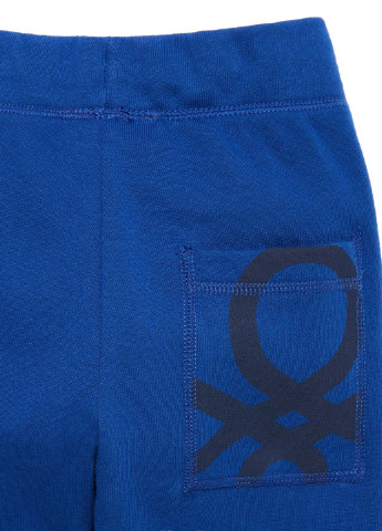 Синие кэжуал демисезонные брюки зауженные United Colors of Benetton