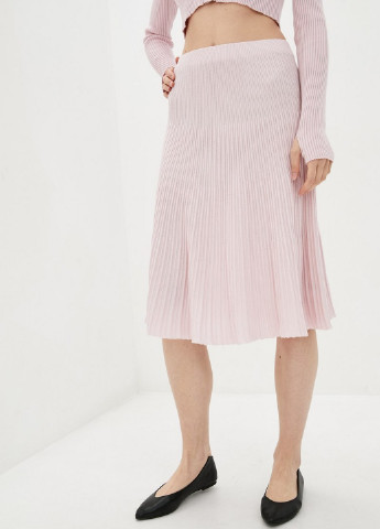 Розовая однотонная юбка Sewel