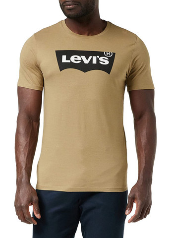 Коричневая футболка Levi's