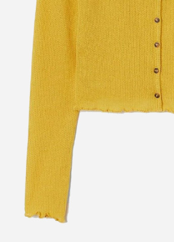 Желтый демисезонный кардиган H&M