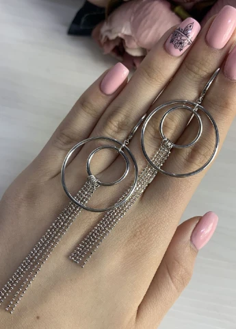 Серьги Silver Flame (181093038)