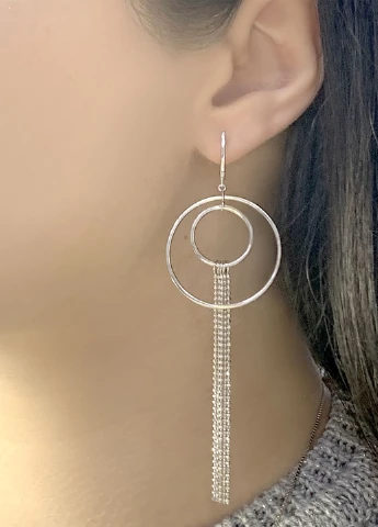 Серьги Silver Flame (181093038)