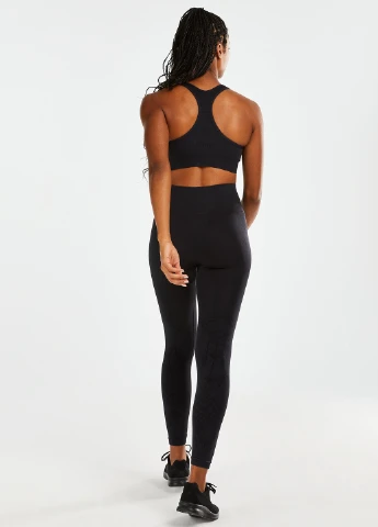 Черные демисезонные леггинсы Hunkemoller