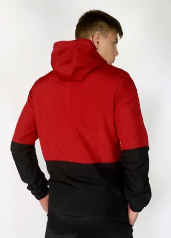 Червоний демісезонний костюм softshell light червоно-чорний Intruder