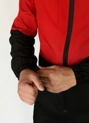 Червоний демісезонний костюм softshell light червоно-чорний Intruder