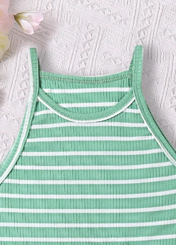 Комбинированное платье (2 шт.) SHEIN (324986135)