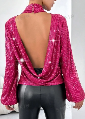 Розовая блуза SHEIN