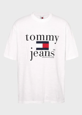 Белая футболка Tommy Jeans