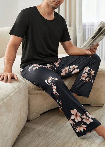 Пижама (футболка, брюки) SHEIN (325815938)