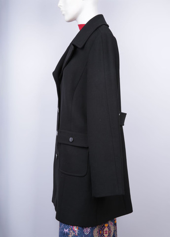 Черное демисезонное Пальто однобортное Talbots