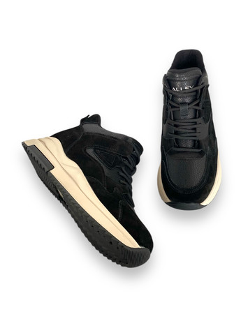 Кроссовки ALLSY чёрные зима (305252240)