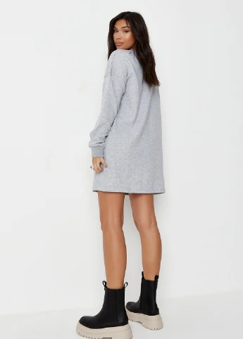 Сіра повсякденний сукня сукня-світшот Missguided меланжева
