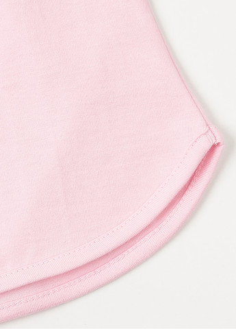 Розовая летняя футболка KRAKO