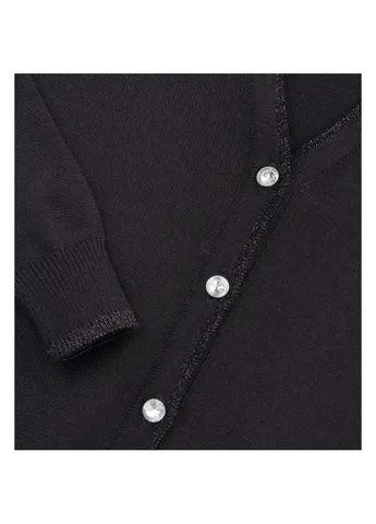 Кофта в'язана на ґудзиках (V-1306-152G-black) Breeze (251313271)