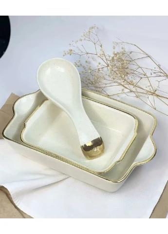 Форма для запікання Sand Space Cappuccino Gold КГ-220 2.2 л бежева No Brand (253610575)