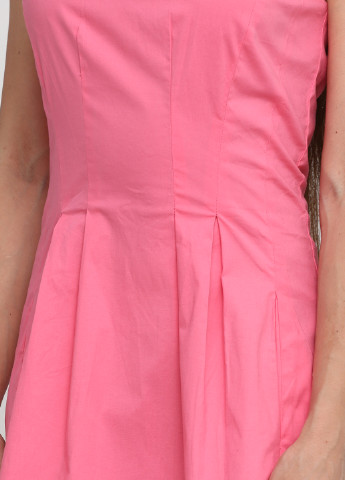 Рожева кежуал сукня Pepe Jeans однотонна