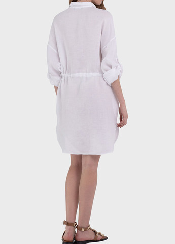 Белое кэжуал платье рубашка Replay однотонное