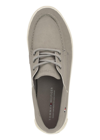 Серые кэжуал туфли Tommy Hilfiger на шнурках