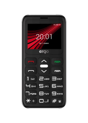 Мобільний телефон Ergo f186 solace silver (138565685)