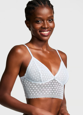 Голубой демисезонный комплект (бюстгальтер, трусики) Victoria's Secret