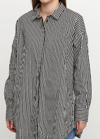 Черно-белая кэжуал рубашка MSCH