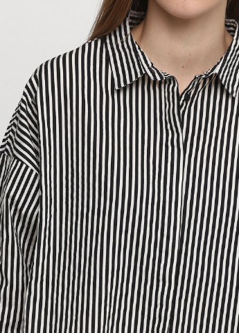 Черно-белая кэжуал рубашка MSCH