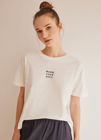 Молочная летняя футболка Women'secret