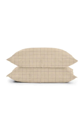 Комплект евро постельного белья Cell Ashbeige Graphite 200х220 см (4822052082805) Cosas (252029518)
