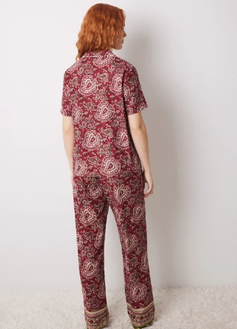 Красная всесезон пижама (рубашка, брюки) рубашка + брюки Women'secret
