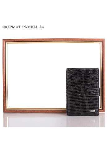 Чоловіча шкіряна обкладинка для паспорта 9,5х13,8х2 см Desisan (212705790)